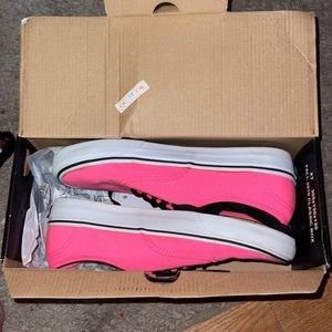 Neon pink Vans